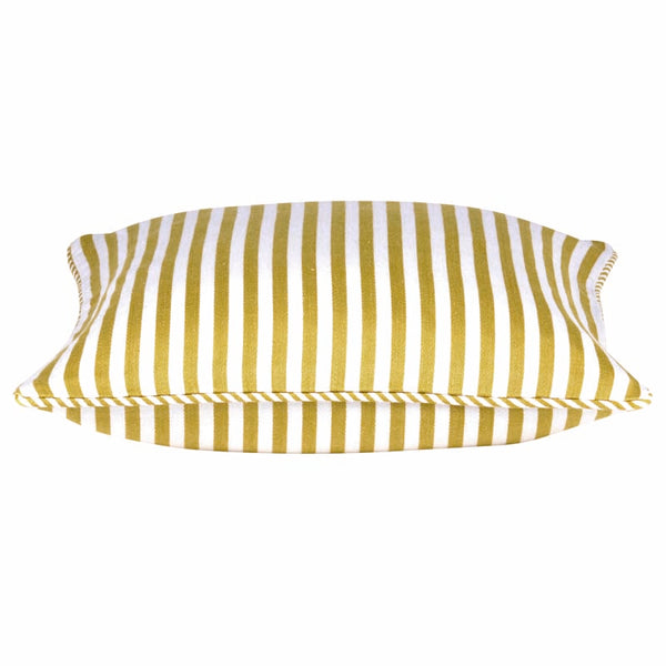 Dandi Mustard Yellow & White Striped Cushion Cover 40x40cm Tristar Online