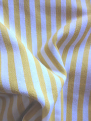 Dandi Mustard Yellow & White Striped Cushion Cover 40x40cm Tristar Online