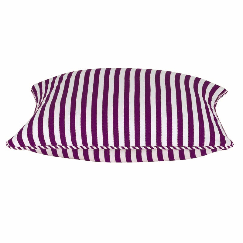 Dandi Fuchsia Plum Purple & White Striped Cushion Cover 40x40cm Tristar Online