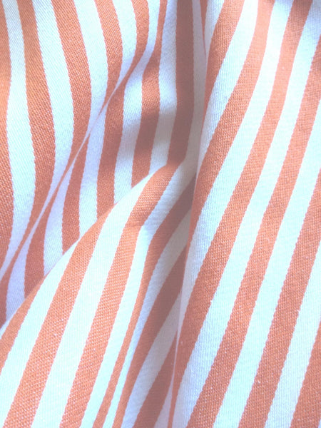 Dandi Orange & White Striped Nautical Cushion Cover 40x40cm Tristar Online