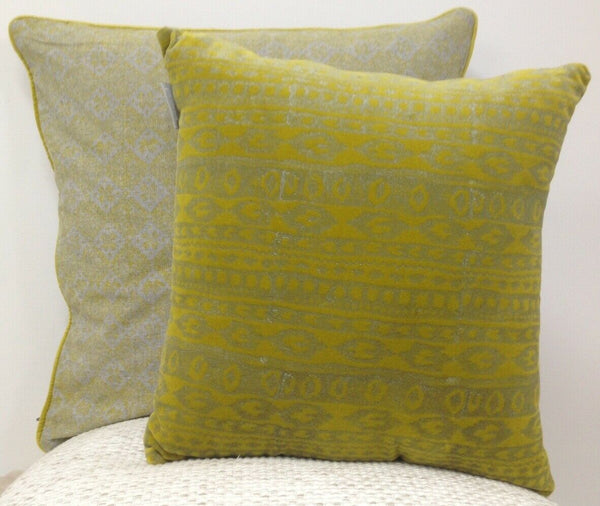 Azuk Mustard Yellow & Grey Cushion Cover Tristar Online