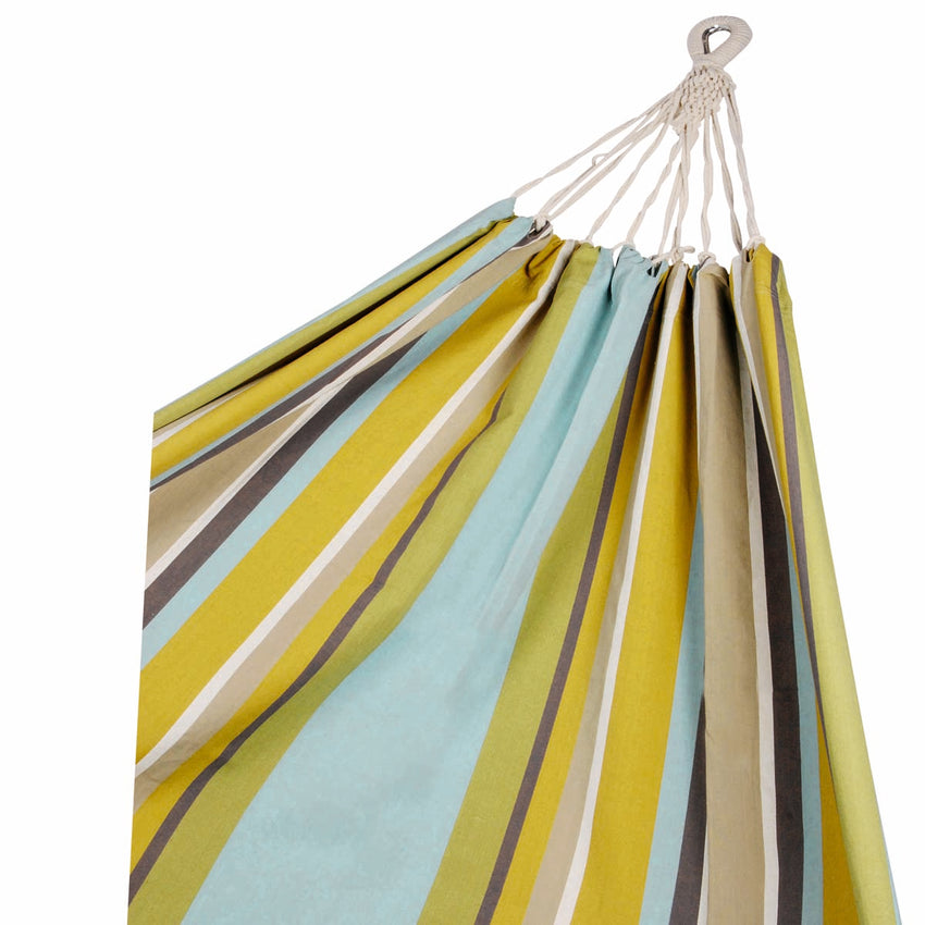 Corban Aqua Hammock Multicoloured Stripes 220x140cm Tristar Online