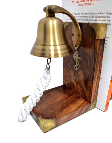 Brass Bookend - Anchor Bell Tristar Online