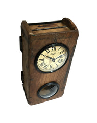 Wall Clock - Brick Mould With Pendulum Tristar Online