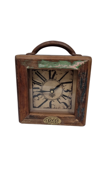 Small Recycle Square Table Clock Tristar Online