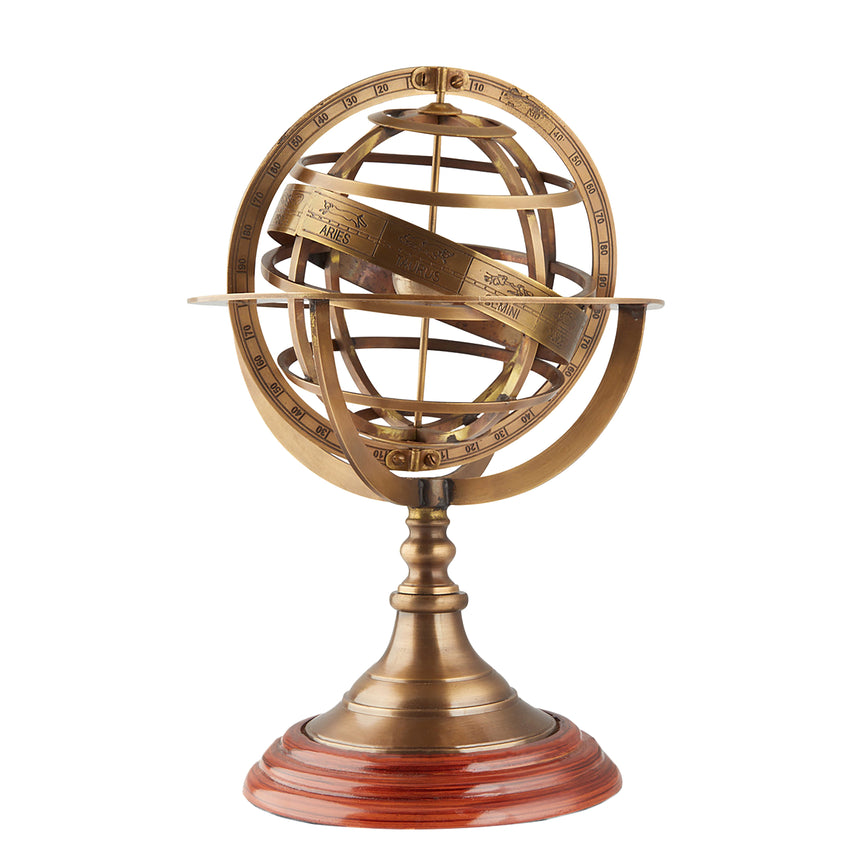 Brass Armillary Sphere 280mm - Medium Tristar Online