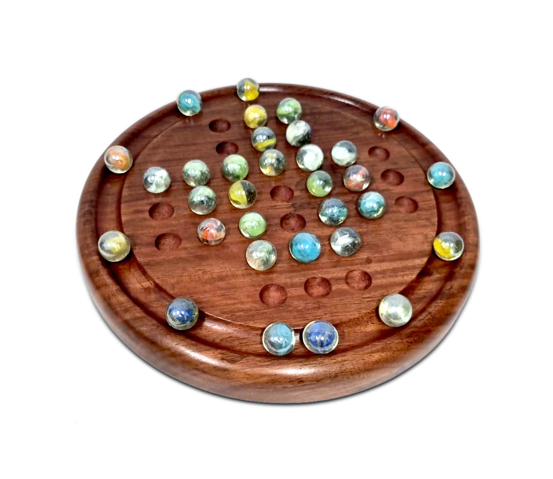 Wooden Solitaire Game - Marble balls Tristar Online