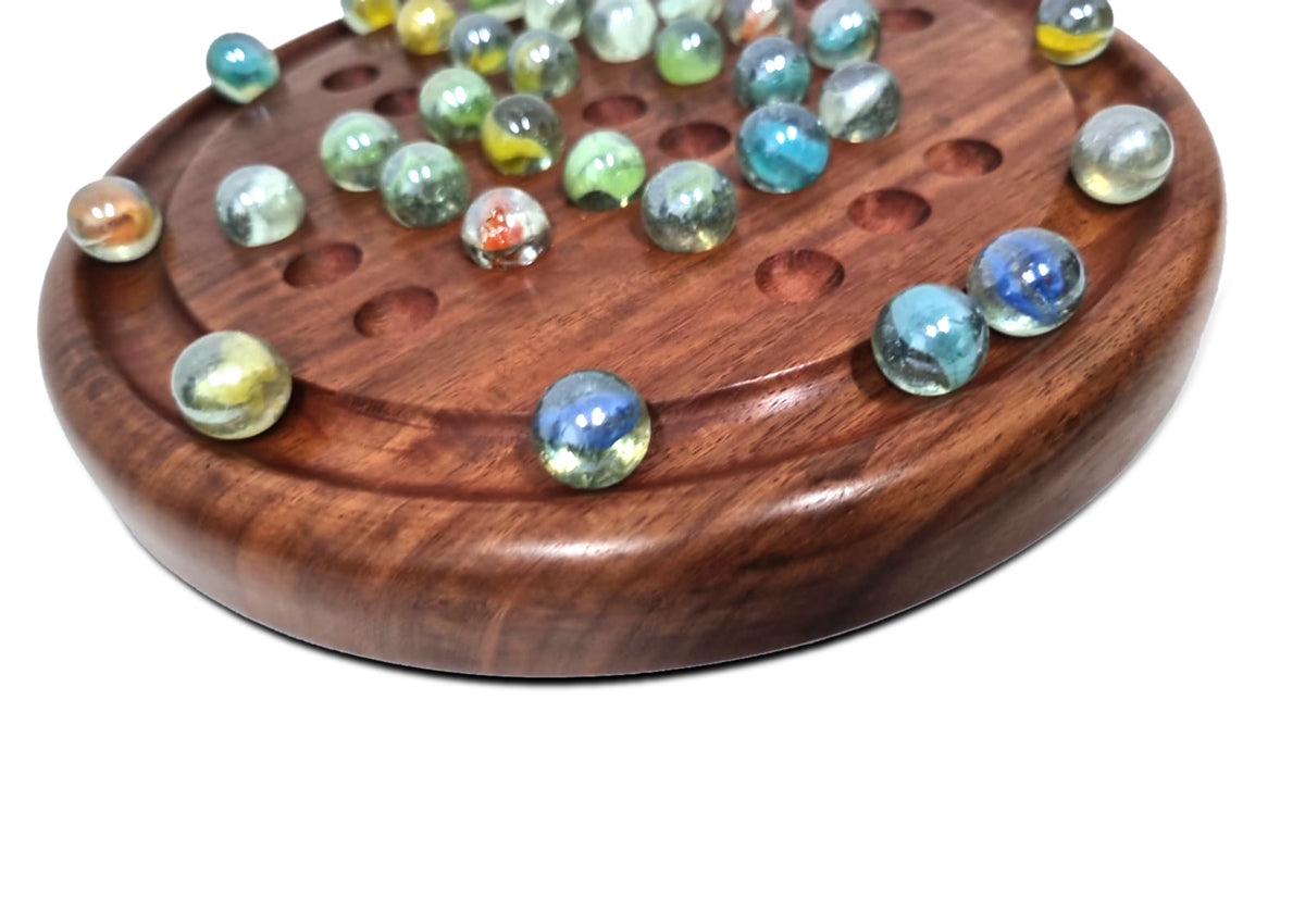 Wooden Solitaire Game - Marble balls Tristar Online