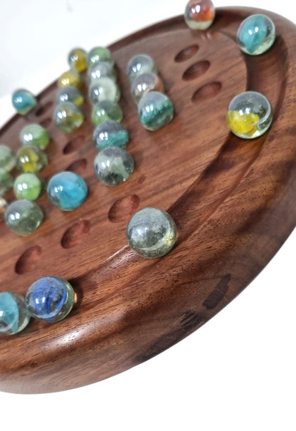 Wooden Solitaire Game - Marble balls Tristar Online