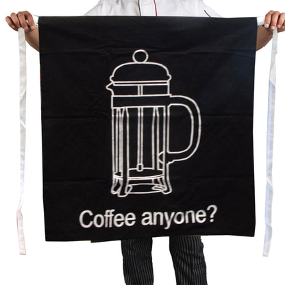 100% Cotton Master Chef Half Apron Heavy Duty Coffee Anyone Tristar Online