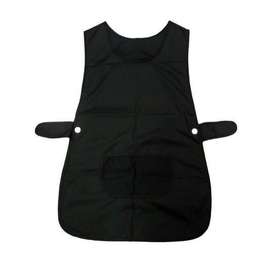 Ladies Women Side Button Tabard Apron 50x80 cm Black Tristar Online