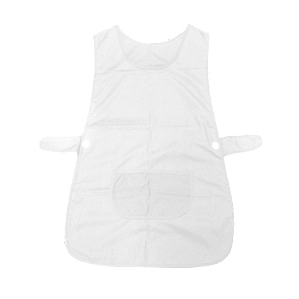 Ladies Women Side Button Tabard Apron 50x80 cm White Tristar Online