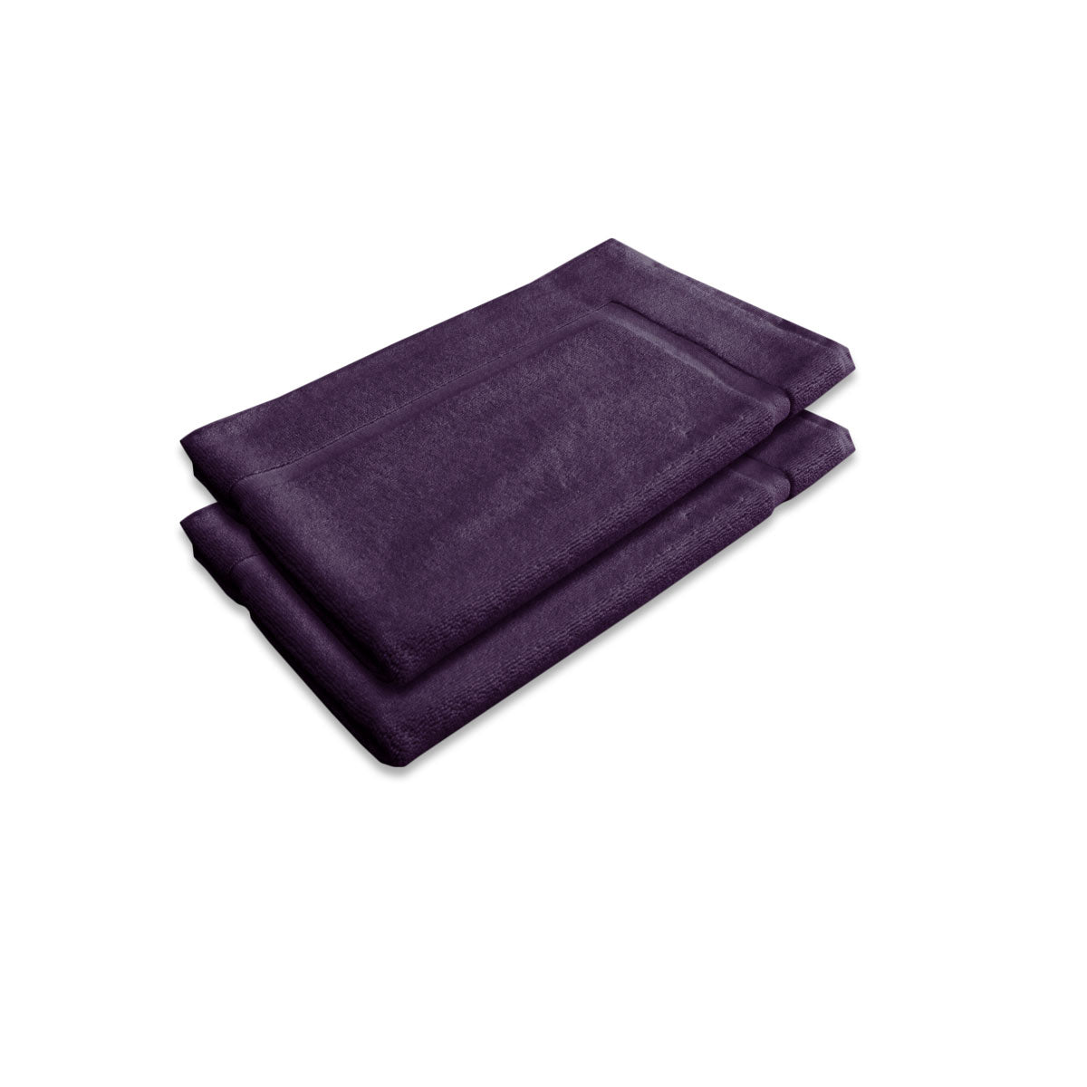 800GSM Set of 2 Cotton Bath Mat Plum Tristar Online
