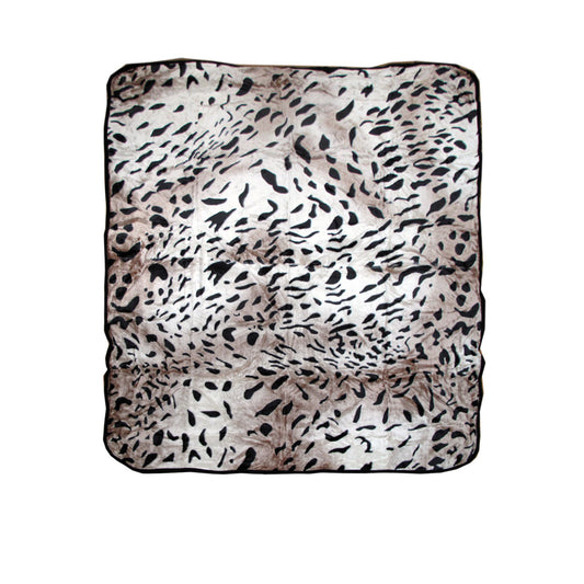 Animal Skin Pattern Faux Mink Blanket Queen Jaguar Tristar Online