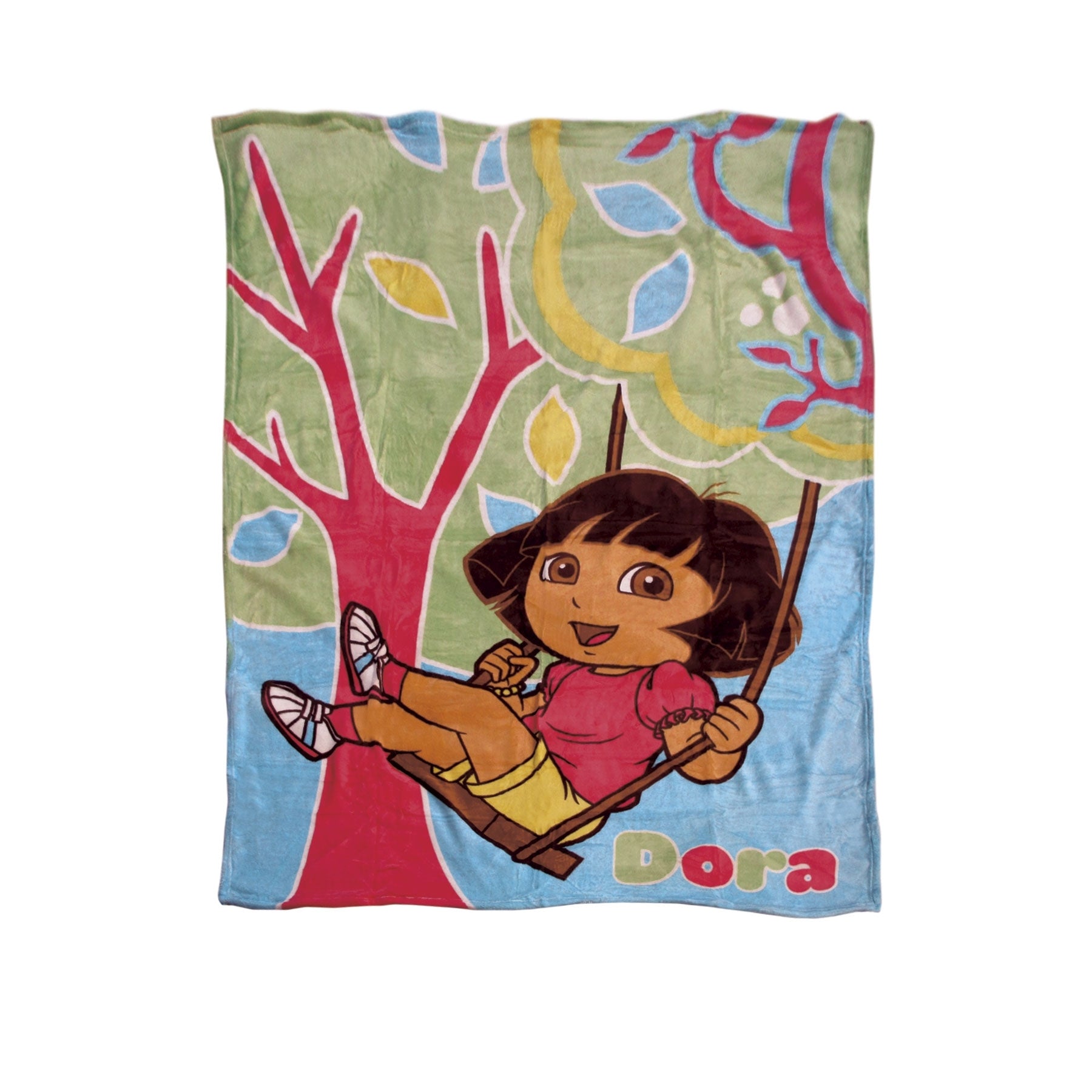Dora The Explorer Garden Coral Fleece Blanket 140 x 190cm Tristar Online