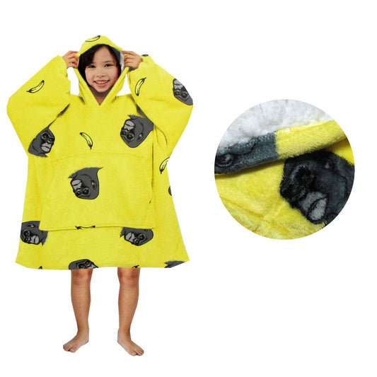 Blanket Hoodie with Sherpa Reverse Yellow King Kong Tristar Online