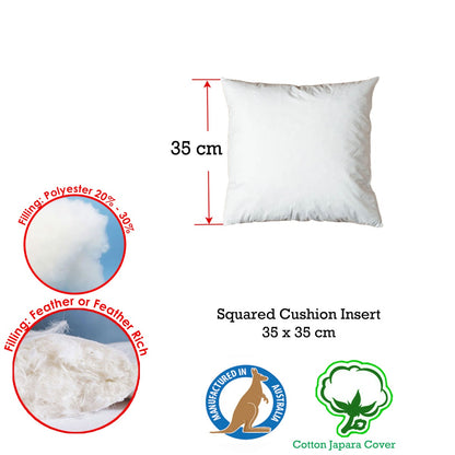 Duck Feather Rich Fill Cushion Inserter Square 35 x 35cm Tristar Online