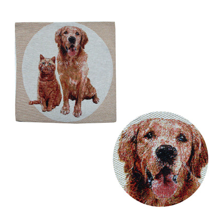 Tapestry Pet Cat Dog Square Cushion Cover Design 2 Tristar Online