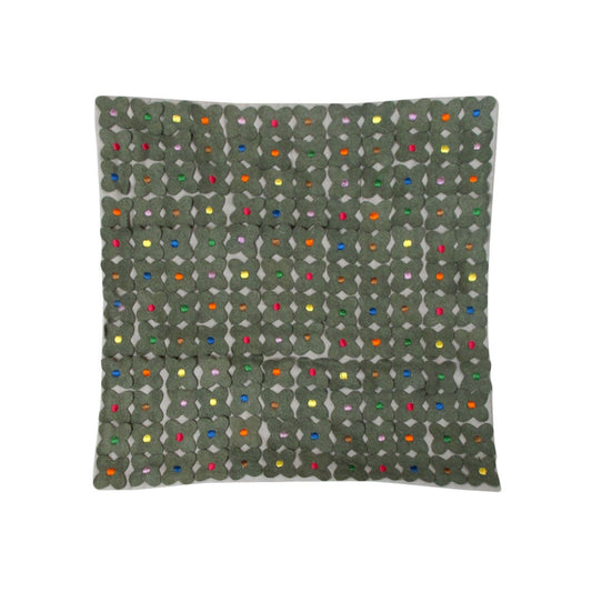 Lora Applicate Flowers Grey Cushion Cover Tristar Online