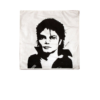 Michael Jackson Portrait Square Cushion Cover Tristar Online
