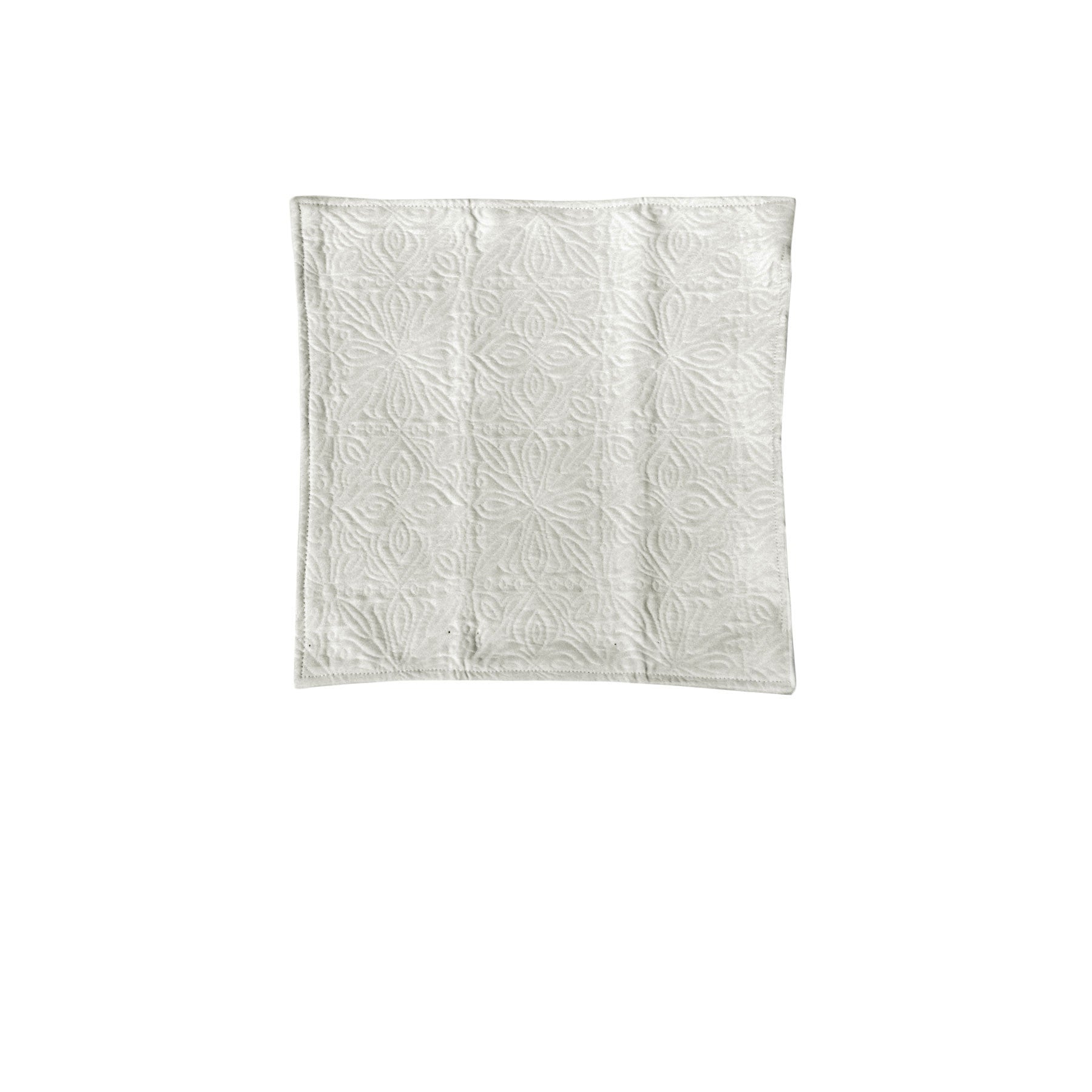Tessa Embossed Cushion Cover Marshmallow Tristar Online