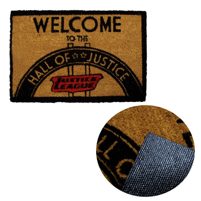 DC Comics Coir Door Mat - Hall Of Justice Tristar Online