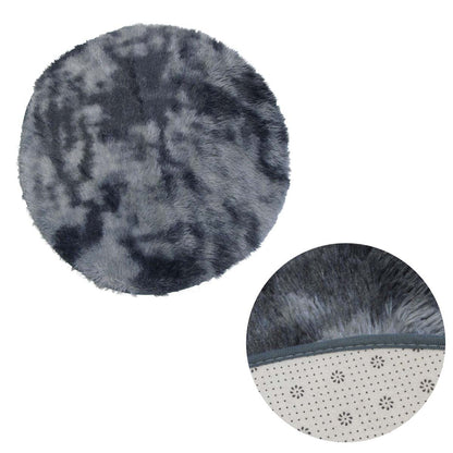 2-Toned Extra Light Weighted Shaggy Fluffy Floor Mat Grey Tristar Online