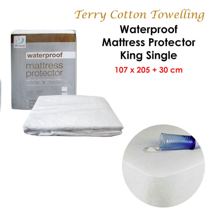 Fully Fitted Terry Waterproof Mattress Protector 30cm Wall Tristar Online