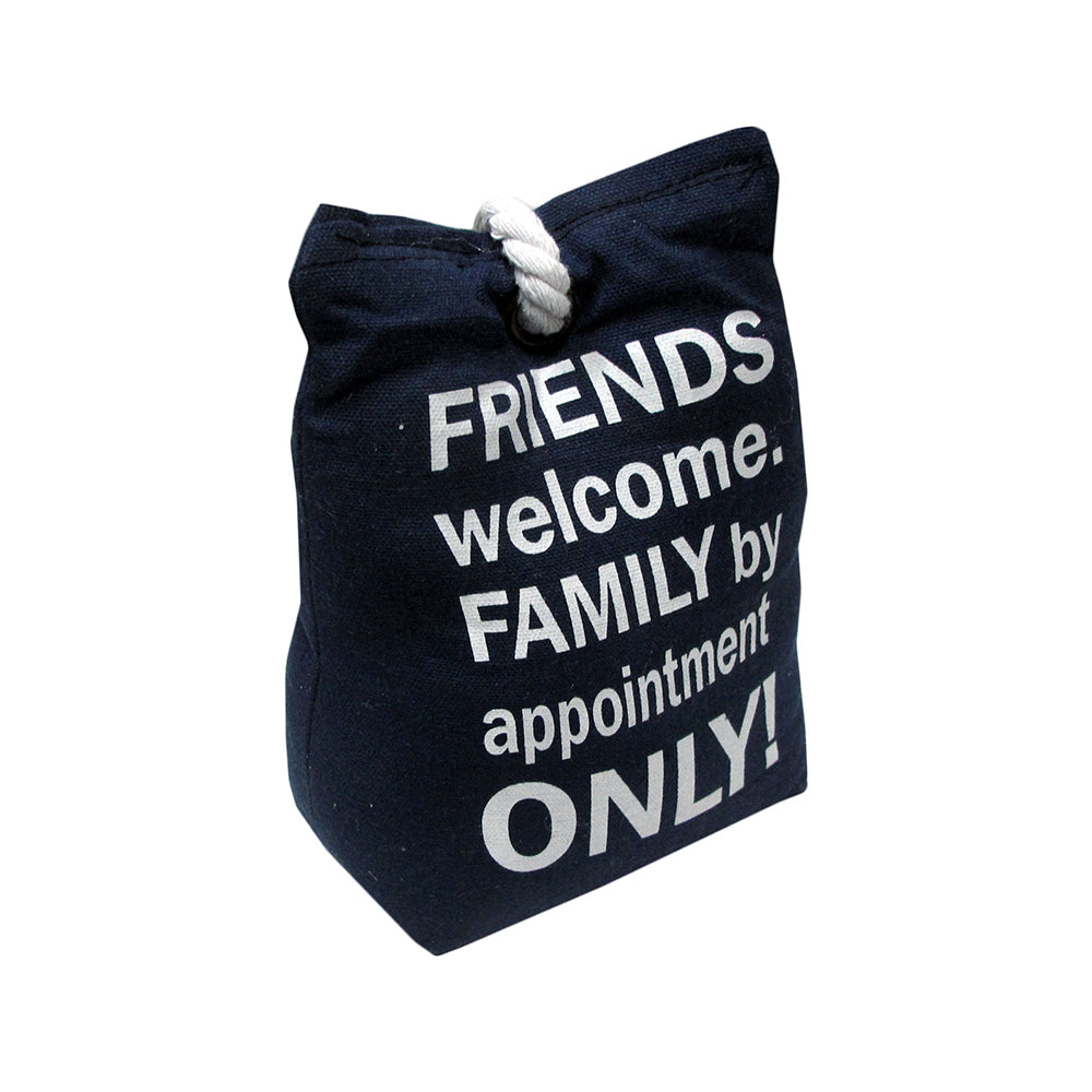 Door Stop Bag Navy Approx 0.98kg Tristar Online