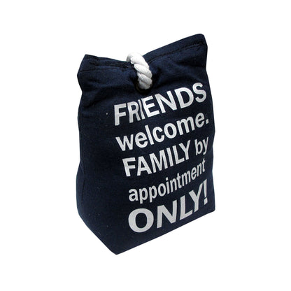 Door Stop Bag Navy Approx 0.98kg Tristar Online