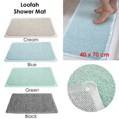 Loofah Shower Mat Black Tristar Online