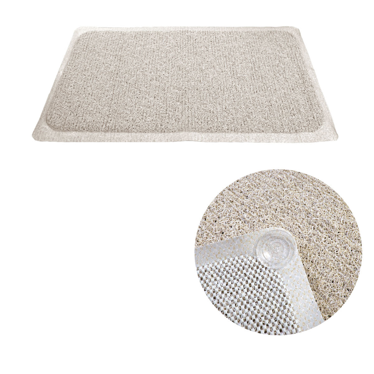 Loofah Shower Mat Cream Tristar Online
