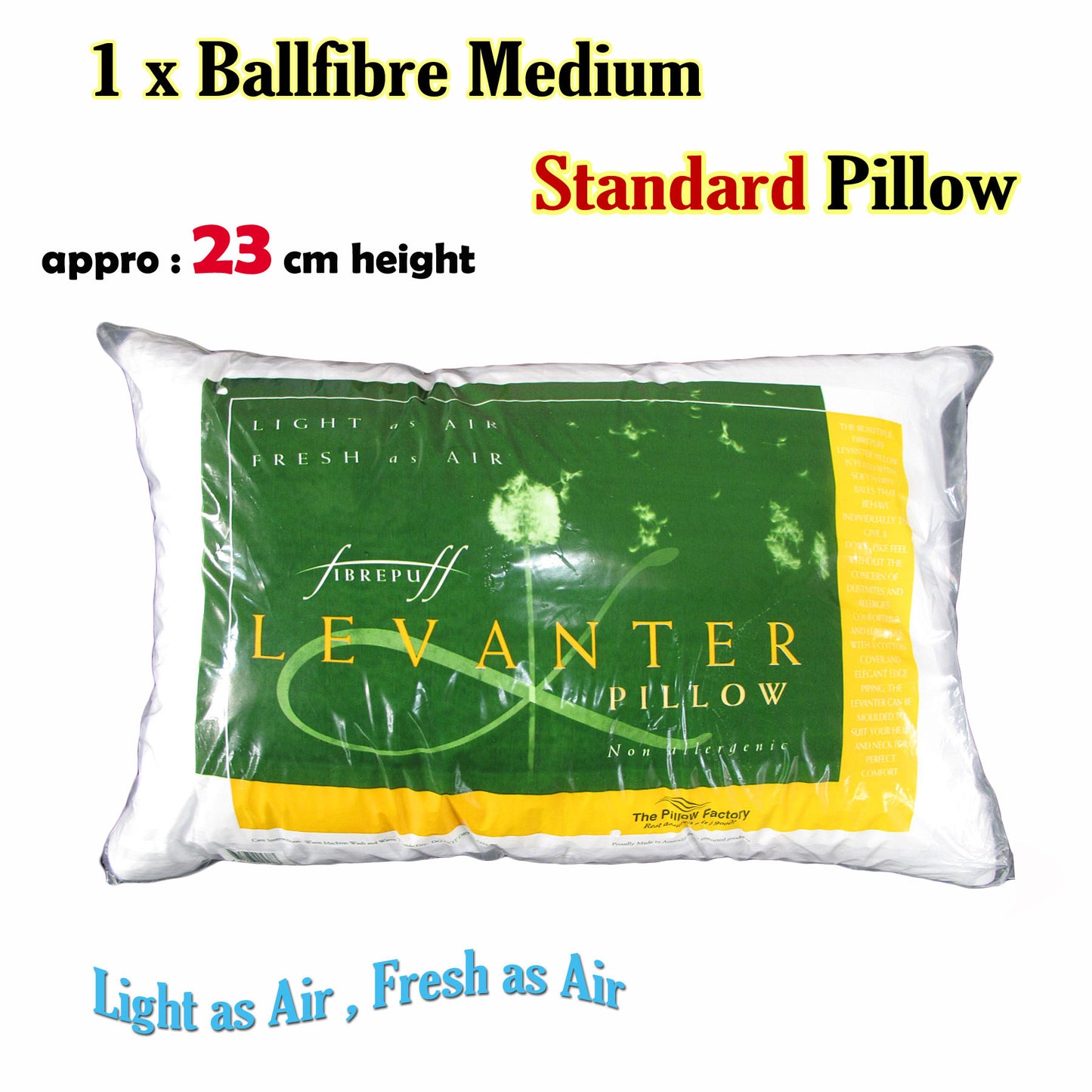 Ball Fibre Firm Standard Pillow Tristar Online