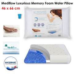 Mediflow Luxurious Memory Foam Water Pillow 46 x 66 cm Tristar Online