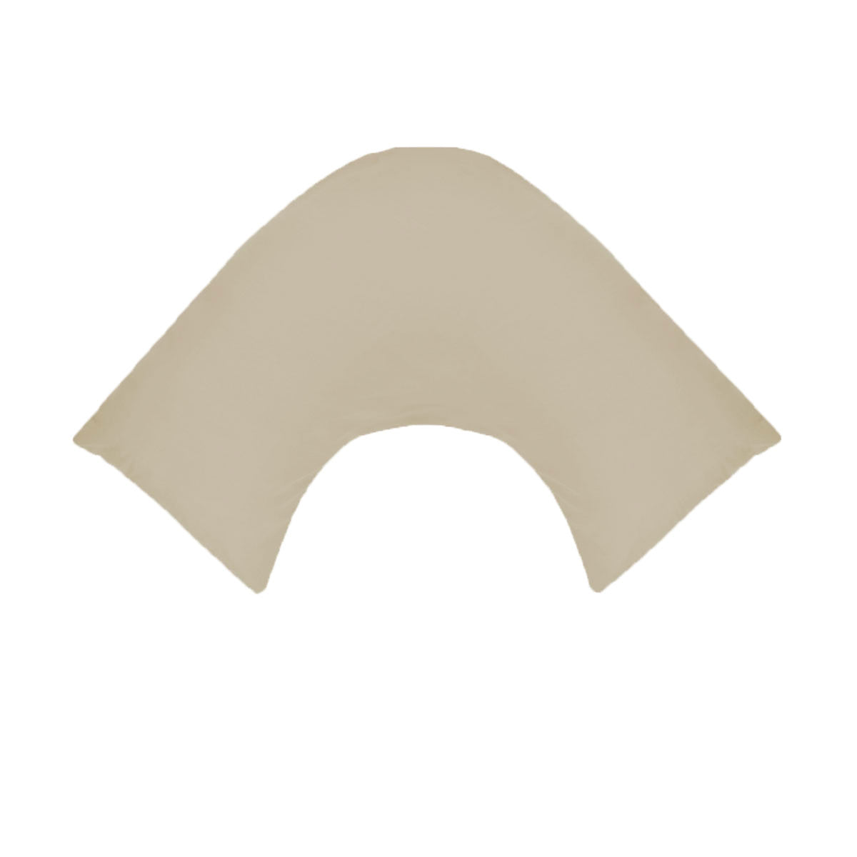 280TC Polyester Cotton V Shape Pillowcase Latte Tristar Online