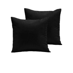 Pair of  280TC Polyester Cotton European Pillowcases Black Tristar Online