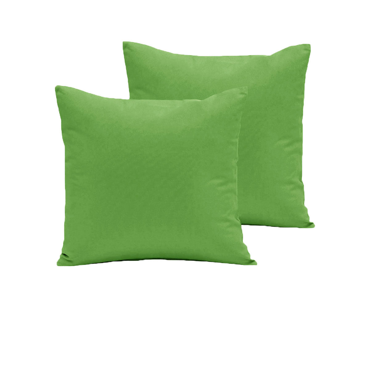 Pair of  280TC Polyester Cotton European Pillowcases Lime Tristar Online