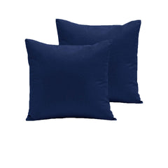 Pair of  280TC Polyester Cotton European Pillowcases Navy Tristar Online