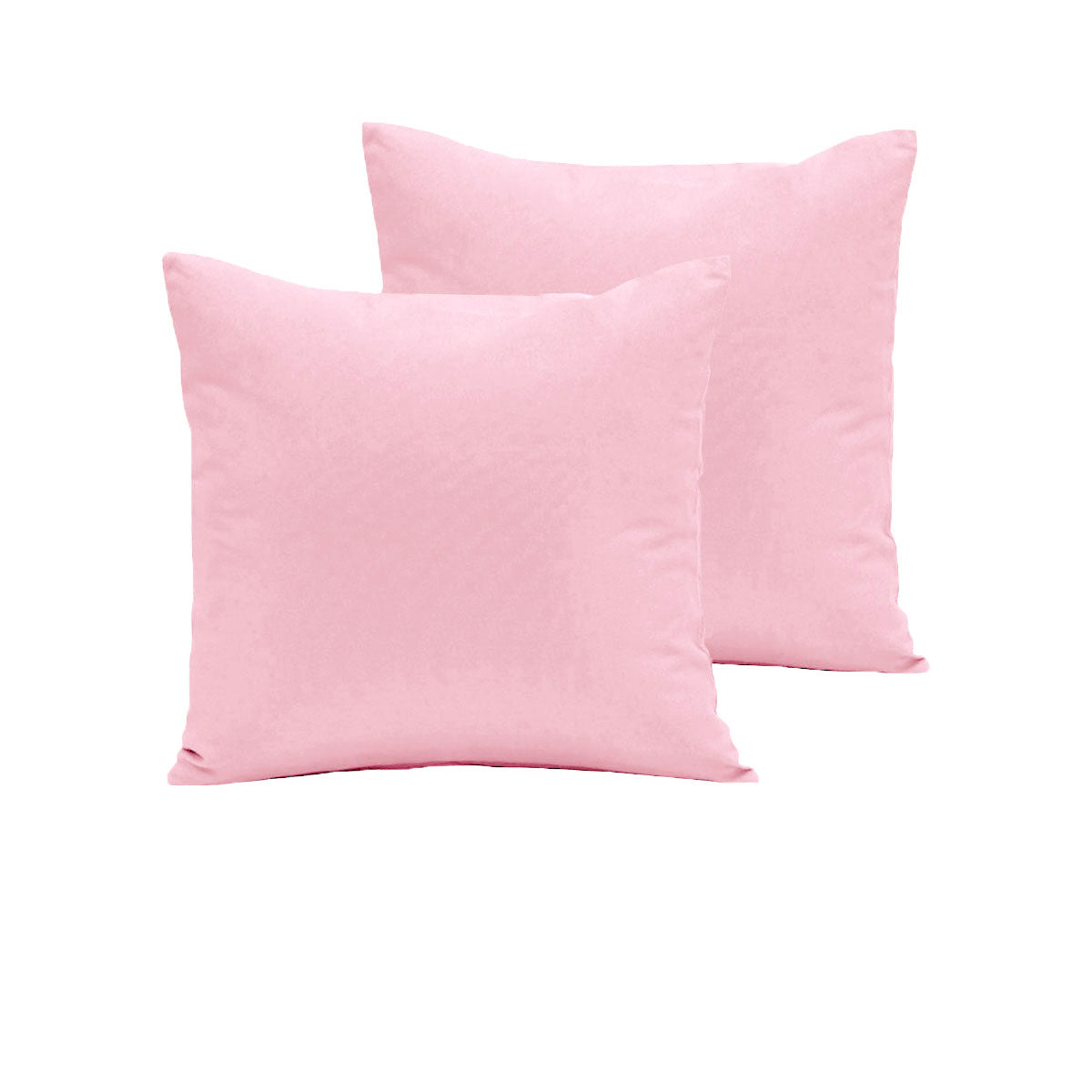 Pair of  280TC Polyester Cotton European Pillowcases Pink Tristar Online