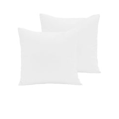 Pair of  280TC Polyester Cotton European Pillowcases White Tristar Online