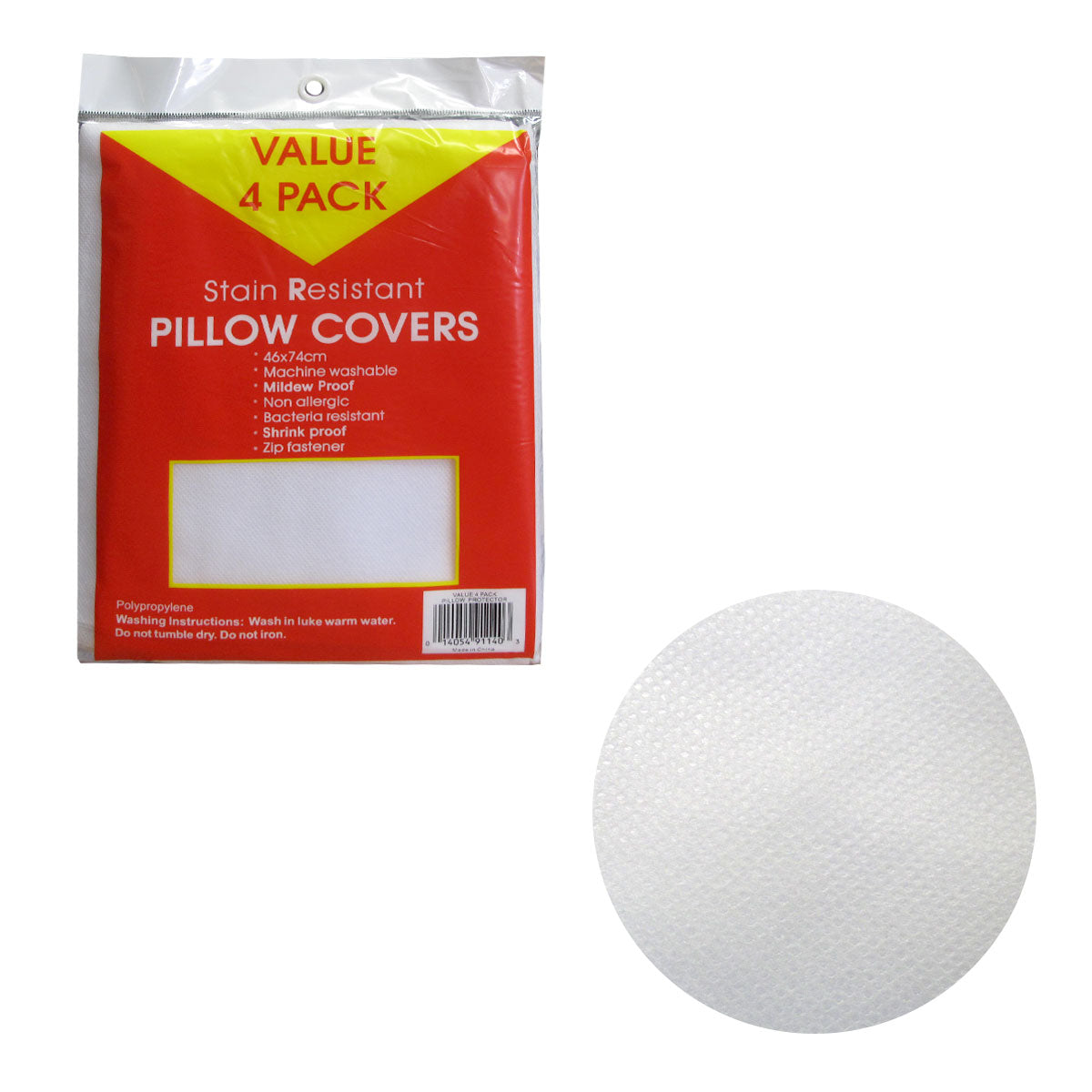 Pack of 4 Stain Resistant Pillow Protectors Tristar Online