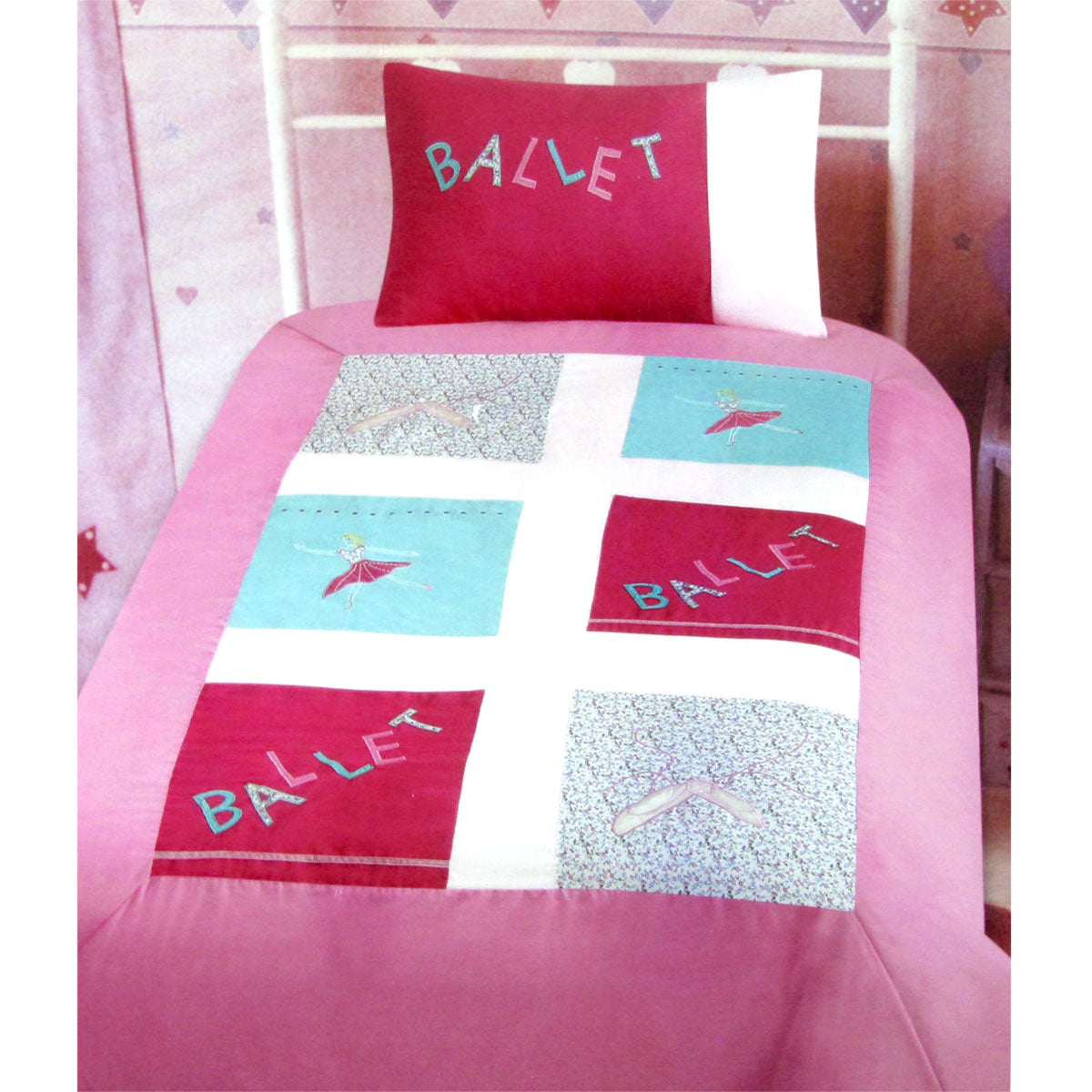 Ballerina Embroidered Quilt Cover Set Single Tristar Online