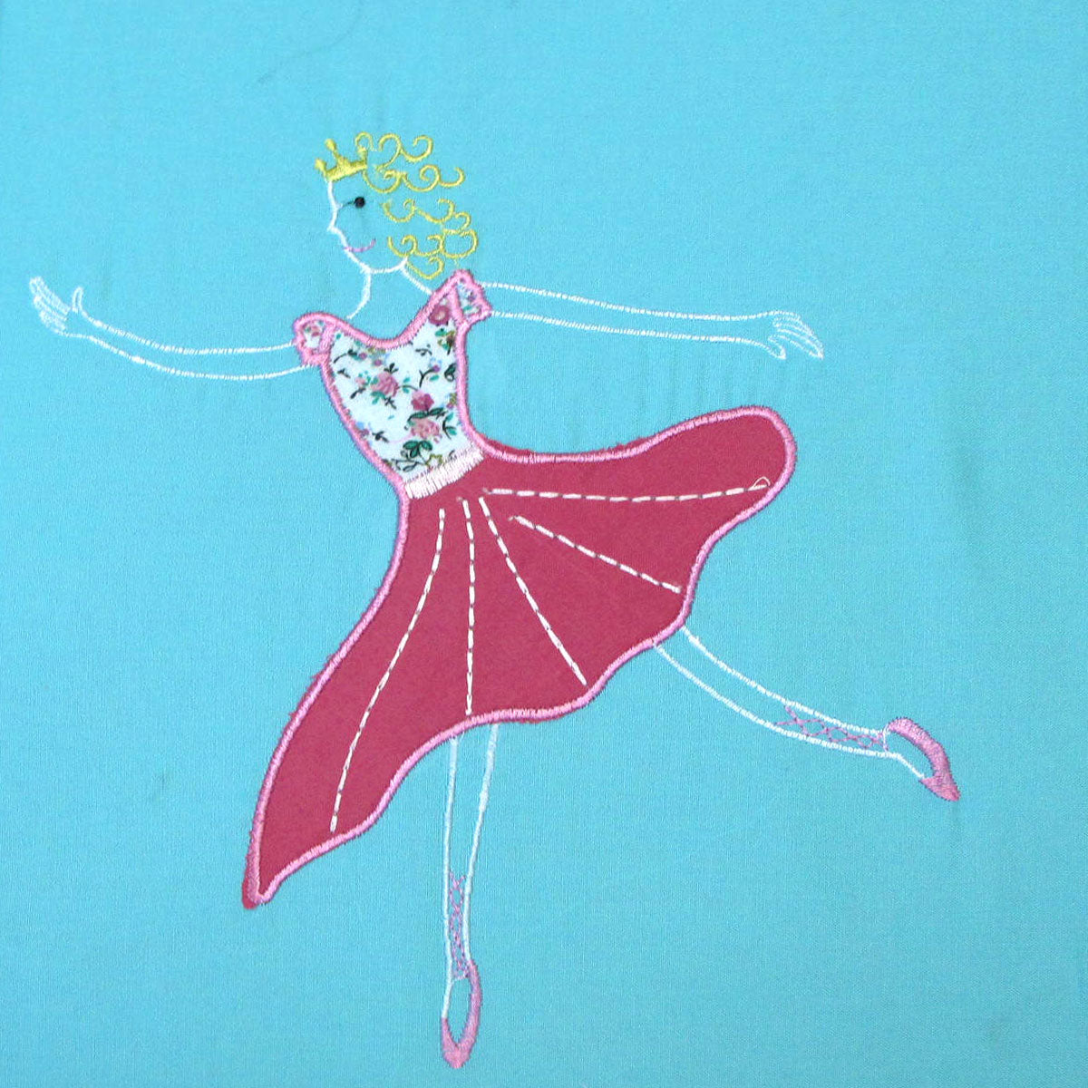 Ballerina Embroidered Quilt Cover Set Single Tristar Online