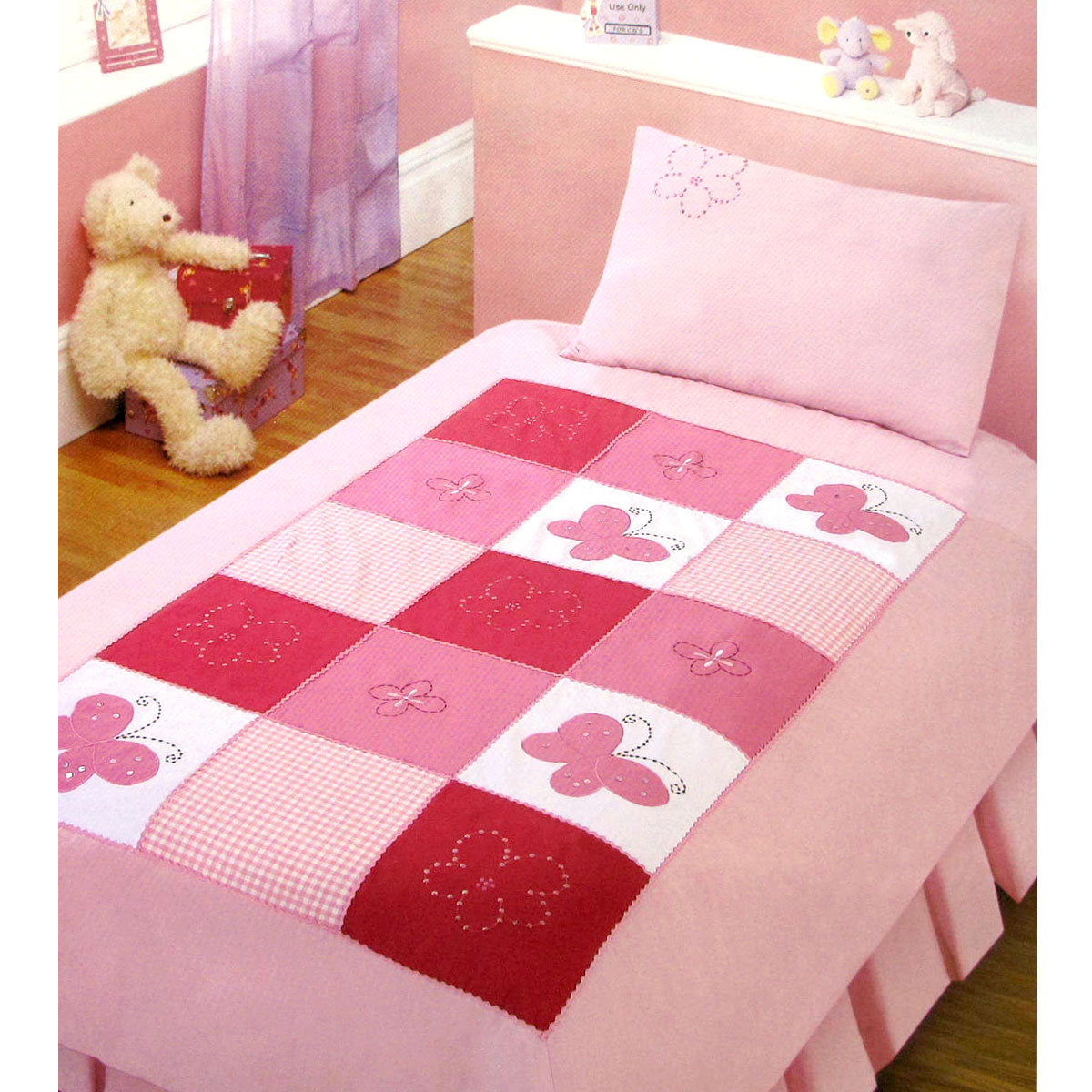 Bindi Butterfly Embroidered Quilt Cover Set Single Tristar Online