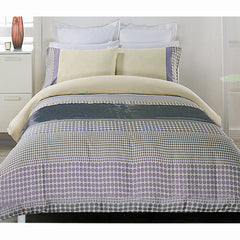 Brie Lilac Grey Quilt Cover Set KING Tristar Online