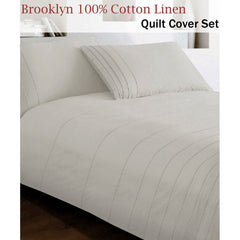 Brooklyn Linen Quilt Cover Set King Tristar Online