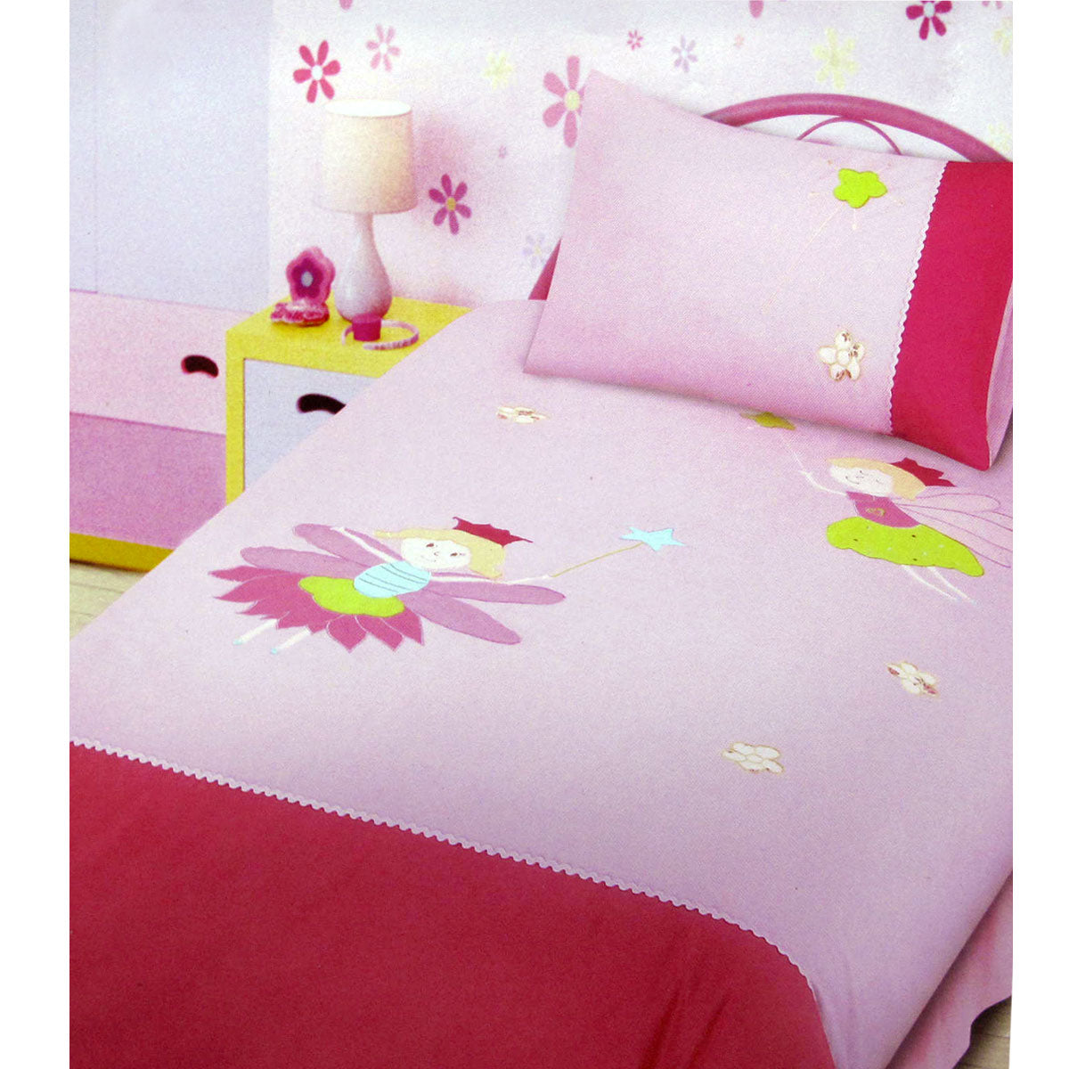 Fairies Embroidered Quilt Cover Set Single Tristar Online