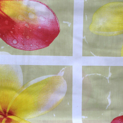 Floating Frangipani Quilt Cover Set Apple Green Single Tristar Online