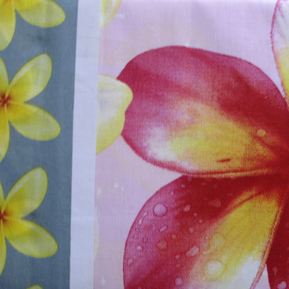 Floating Frangipani Quilt Cover Set Soft Pink Single Tristar Online