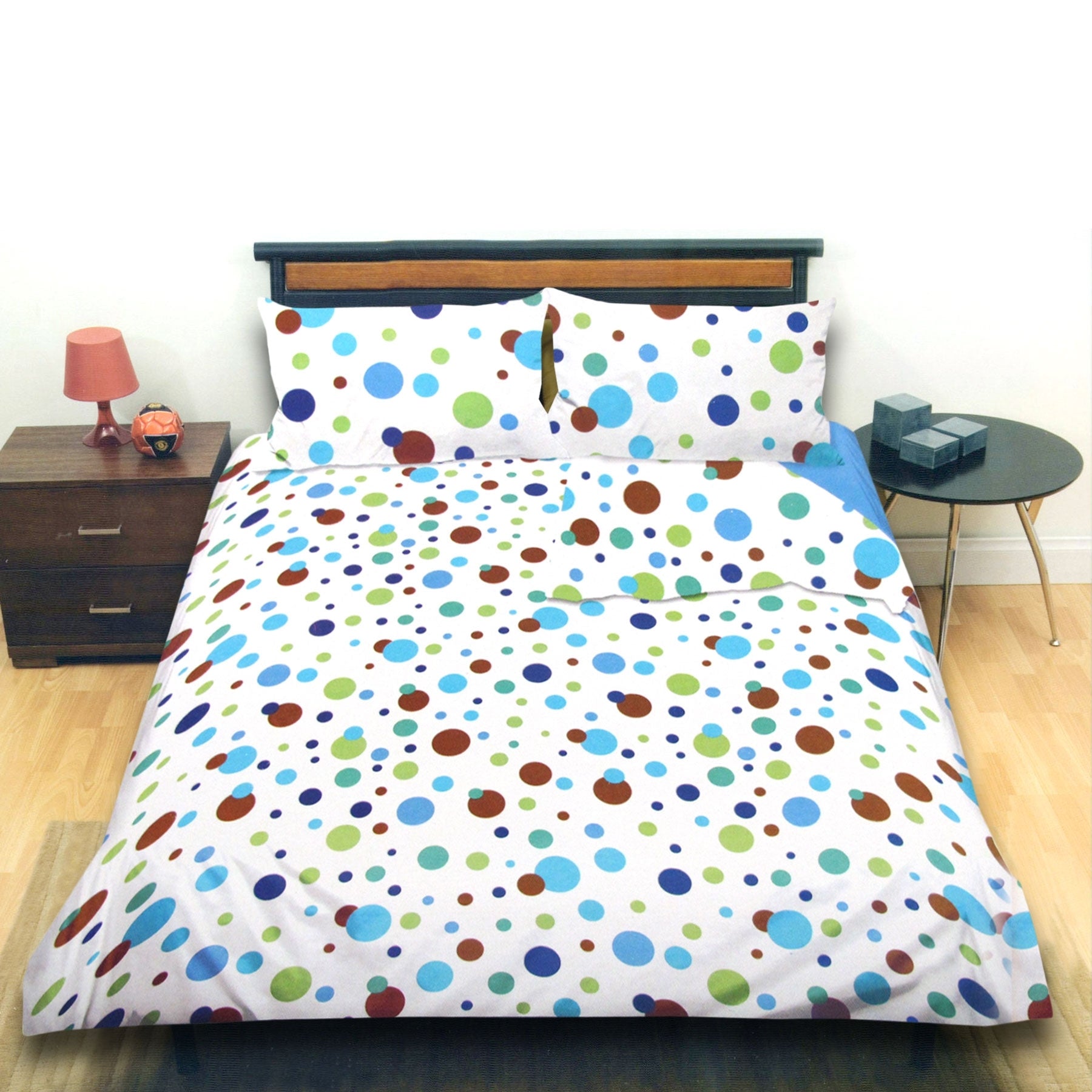 Galaxy Dots Blue Quilt Cover Set Queen Tristar Online